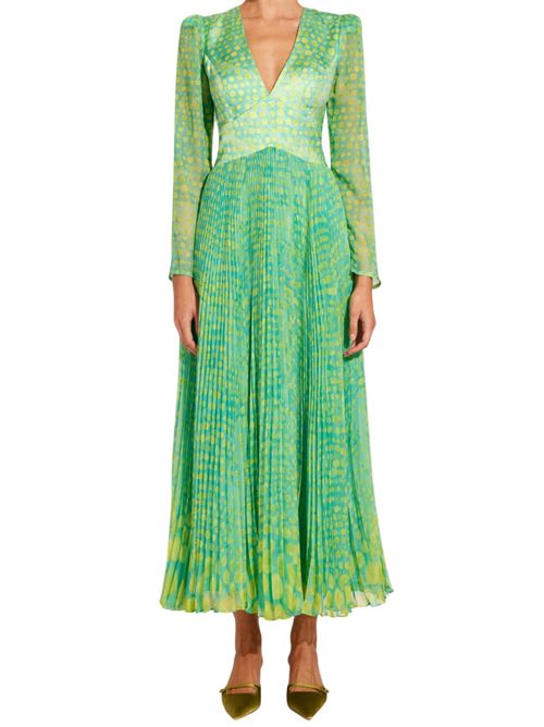 Abito midi pois verde Carla Ruiz | 5141713